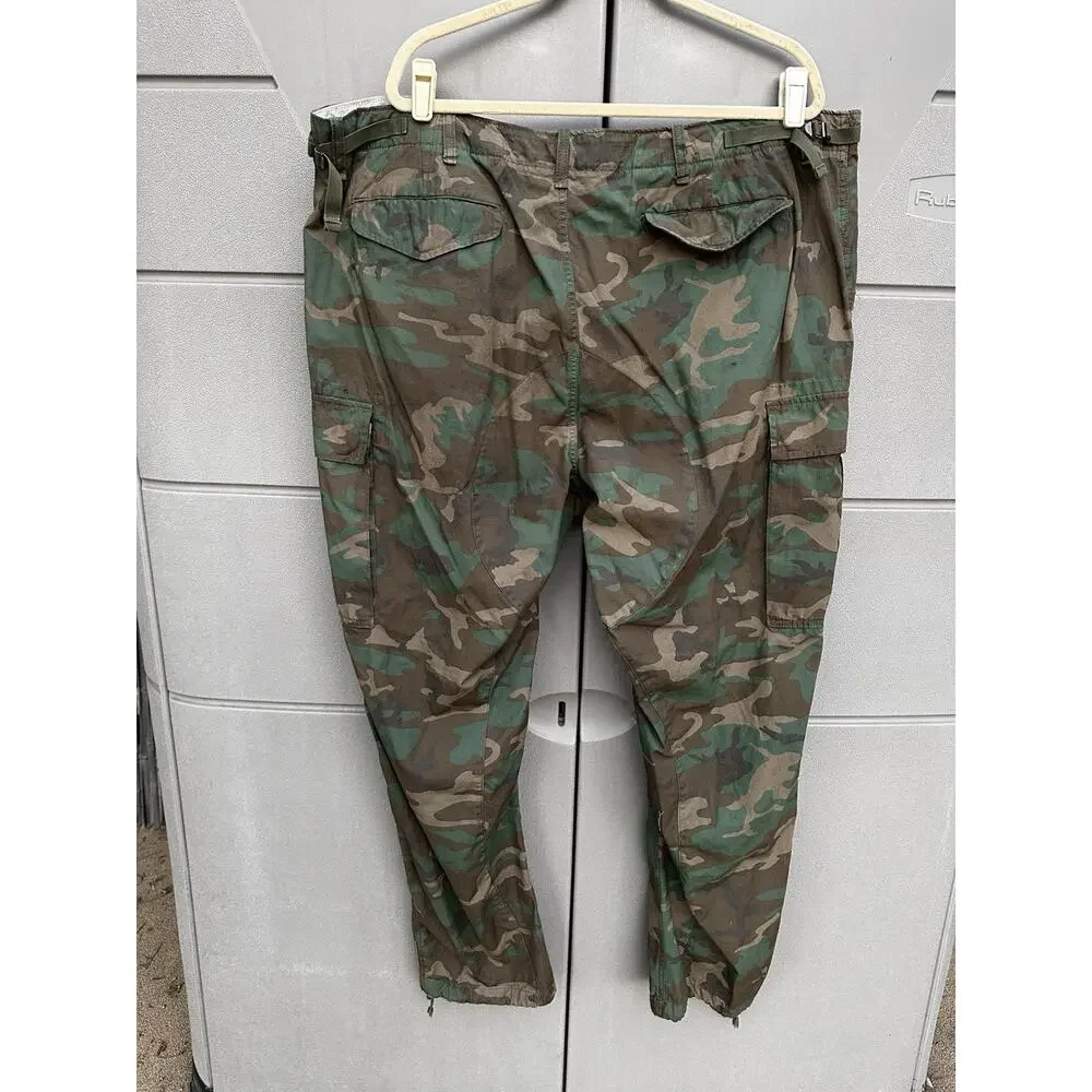 Polo Ralph Lauren Mens 46B Canvas Pants Classic Fit Ripstop Utility Camouflage
